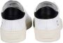 D.a.t.e. Witte Lage Sneakers van Leer met Geëmbosseerde Details White Heren - Thumbnail 3