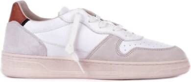 D.a.t.e. Logo Zijkant Suède Rubberen Zool Sneakers Brown Heren