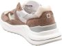 D.a.t.e. Mesh en Suède Hardloopsneakers Zand - Thumbnail 2