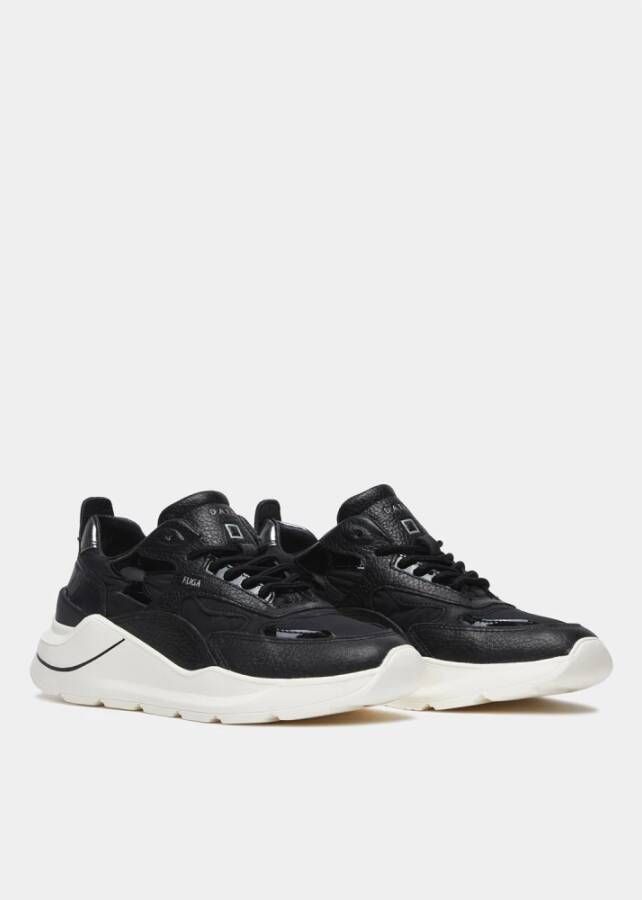 D.a.t.e. Natuurlijke Fuga Sneakers Black Dames