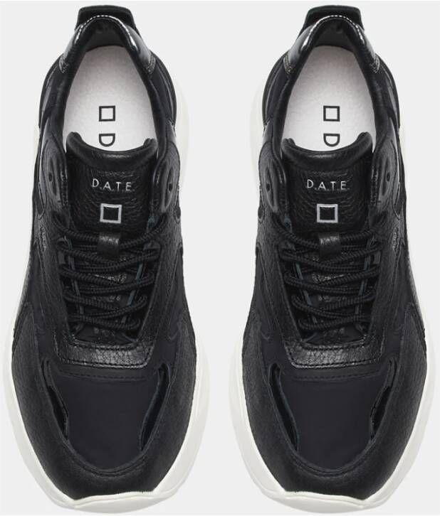 D.a.t.e. Natuurlijke Fuga Sneakers Black Dames