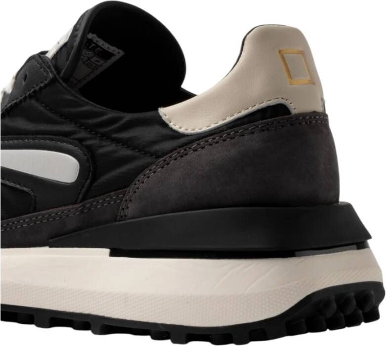 D.a.t.e. Nylon Black W8F Sneakers