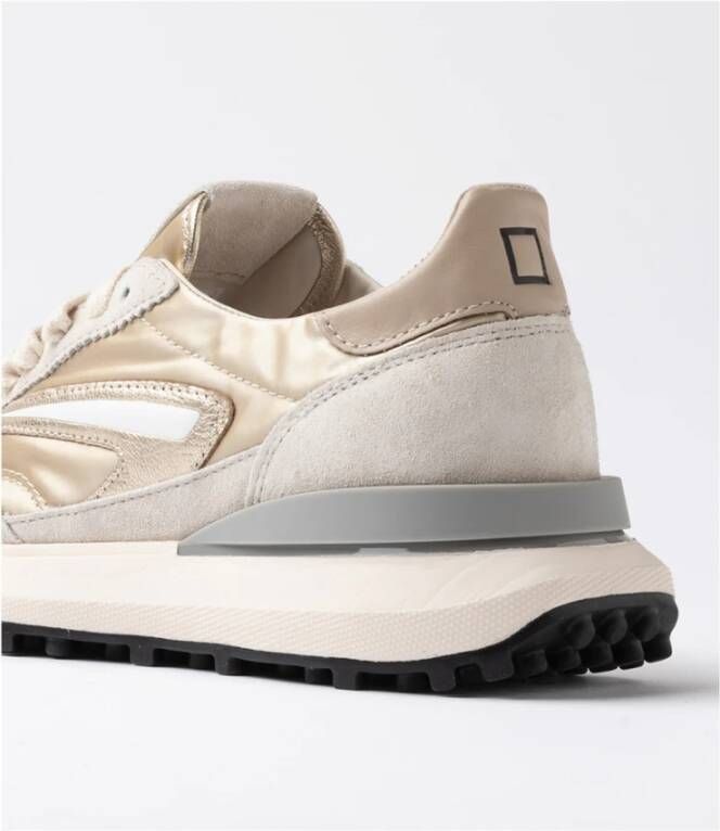 D.a.t.e. Platina Gelamineerde Sneakers voor Vrouwen