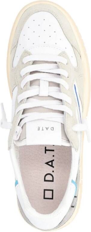 D.a.t.e. Pure Soft White Grey Sneakers
