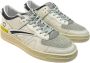D.a.t.e. Rode leren sneaker met geperforeerde neus White Heren - Thumbnail 3