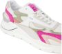 D.a.t.e. Witte leren sneaker met fuchsia details Multicolor Dames - Thumbnail 10