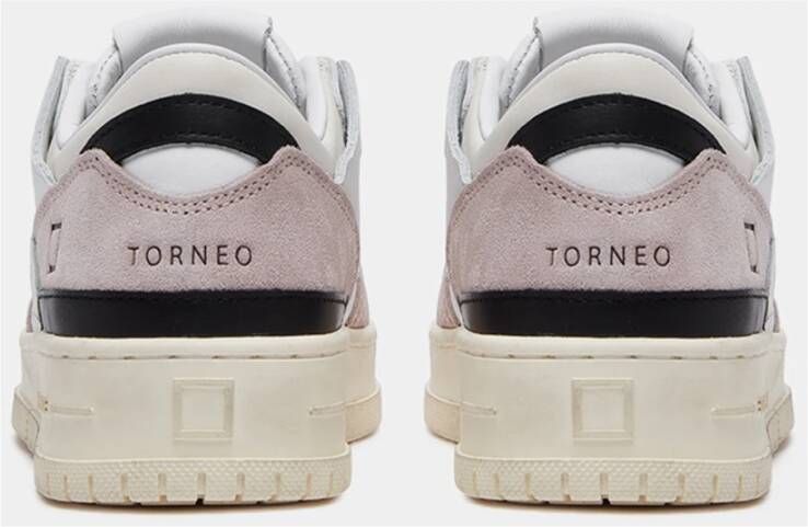 D.a.t.e. Roze Torneo Natural Sneakers voor Vrouwen Pink Dames