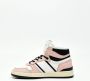 D.a.t.e. Roze Wit Zwart Leren Sneakers Multicolor Dames - Thumbnail 3