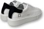 D.a.t.e. Witte Leren Sneakers met Zwarte Hieleninzet White Dames - Thumbnail 8