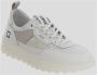 D.a.t.e. Witte Leren Sneakers met Grijze Details White Dames - Thumbnail 20