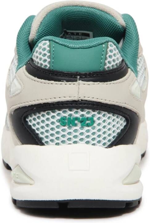D.a.t.e. Sn23 Mesh Schoenen Wit-Groen