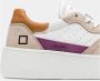 D.a.t.e. Witte Leren Step Pop Sneakers White Dames - Thumbnail 3