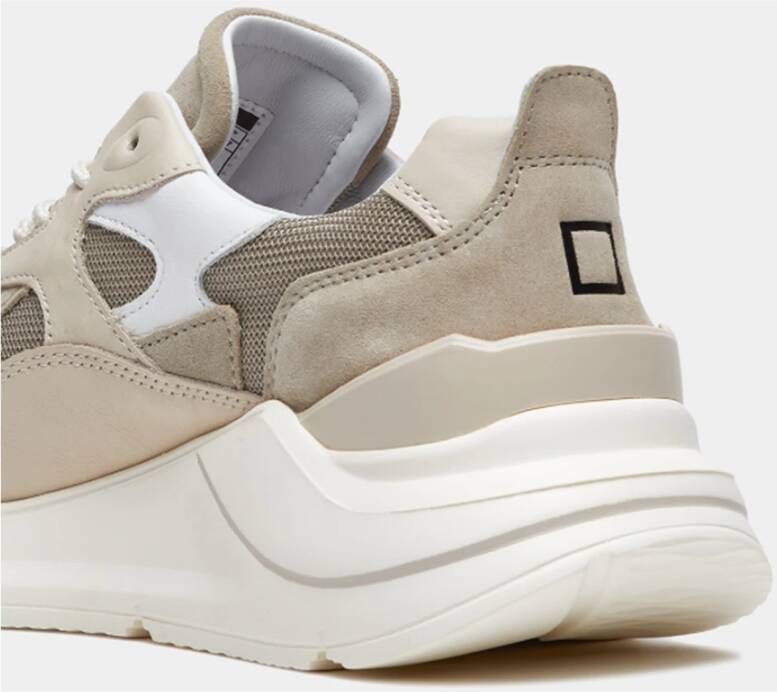 D.a.t.e. Beige Fuga Dragon Sand Sneakers Beige Heren