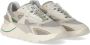 D.a.t.e. Beige Sneakers met Groene Leren Details Beige Heren - Thumbnail 2