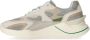 D.a.t.e. Beige Sneakers met Groene Leren Details Beige Heren - Thumbnail 9