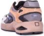 D.a.t.e. Grijze hardloopschoenen met suède en TPU-inzetstukken Grijs Heren - Thumbnail 8