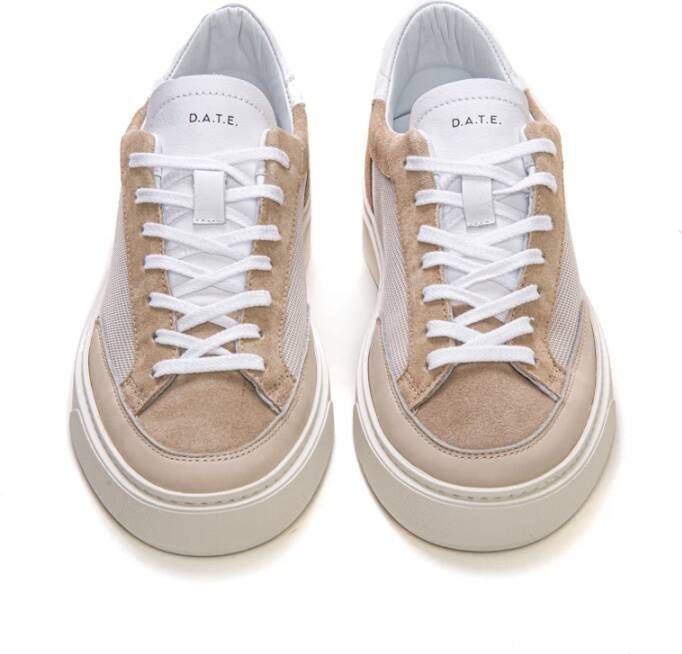 D.a.t.e. Sneakers met verhoogd achterdeel en suède details