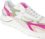 D.a.t.e. Witte leren sneaker met fuchsia details Multicolor Dames - Thumbnail 24