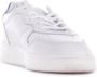 D.a.t.e. Wit-Blauw Leren Sneakers White Heren - Thumbnail 8