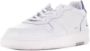 D.a.t.e. Wit-Blauw Leren Sneakers White Heren - Thumbnail 9