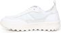D.a.t.e. Witte Leren Sneakers met Grijze Details White Dames - Thumbnail 6