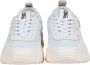 D.a.t.e. Witte Leren Sneakers met Grijze Details White Dames - Thumbnail 8