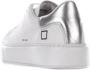 D.a.t.e. Witte-Zilver Leren Sneakers voor Vrouwen White Dames - Thumbnail 10