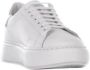 D.a.t.e. Witte-Zilver Leren Sneakers voor Vrouwen White Dames - Thumbnail 13