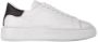 D.a.t.e. Witte leren sneakers met contrasterende kleur op de hiel White Dames - Thumbnail 7