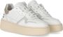 D.a.t.e. Witte Platinum Leren Sneakers White Dames - Thumbnail 2