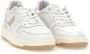 D.a.t.e. Witte Sneakers met Vetersluiting en Leren Details White Dames - Thumbnail 14