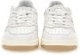D.a.t.e. Witte Sneakers met Vetersluiting en Leren Details White Dames - Thumbnail 15