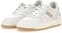 D.a.t.e. Witte Sneakers met Vetersluiting en Leren Details White Dames - Thumbnail 9