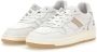 D.a.t.e. Witte Sneakers met Vetersluiting en Leren Details White Dames - Thumbnail 16