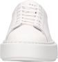 D.a.t.e. Witte Leren Sneakers met Zwarte Hieleninzet White Dames - Thumbnail 4