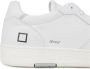 D.a.t.e. Witte leren sneakers met geperforeerde details White Heren - Thumbnail 3