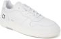 D.a.t.e. Witte leren sneakers met geperforeerde details White Heren - Thumbnail 4