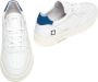 D.a.t.e. Wit-Blauw Leren Sneakers White Heren - Thumbnail 14