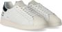 D.a.t.e. Witte Sneakers met Crèmewitte Rubberen Neus en Suède Tong White Heren - Thumbnail 18