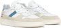 D.a.t.e. Vintage Calf White-Sky Lage Top Sneaker White Heren - Thumbnail 2