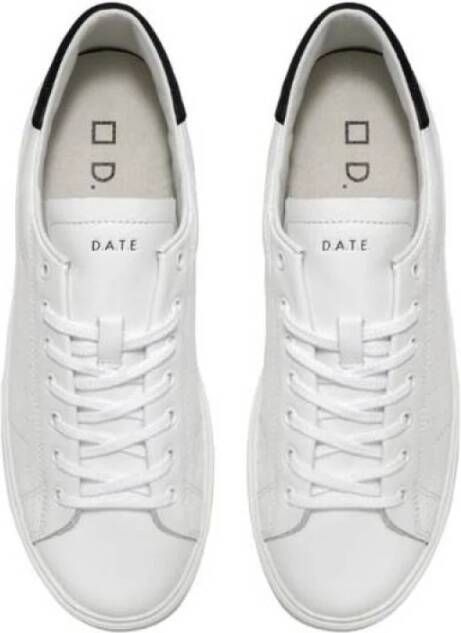 D.a.t.e. Witte Leren Lage Sneakers White Heren