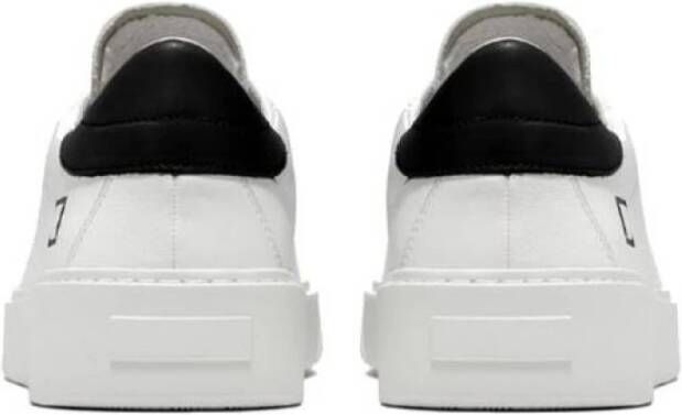 D.a.t.e. Witte Leren Lage Sneakers White Heren