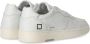 D.a.t.e. Witte leren sneakers met geperforeerde details White Heren - Thumbnail 11