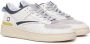 D.a.t.e. Leren Wit Blauwe Sneakers Multicolor Heren - Thumbnail 13