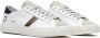 D.a.t.e. Grijze Suède Sneaker met Platinakleurige Gelamineerde Zijkant White Dames - Thumbnail 2