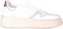 D.a.t.e. Witte Leren Sneakers met Ventilatiegaten en Luxe Gouden Hiel White Dames - Thumbnail 8