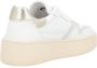 D.a.t.e. Witte Leren Sneakers met Ventilatiegaten en Luxe Gouden Hiel White Dames - Thumbnail 13