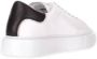 D.a.t.e. Witte Leren Sneakers met Zwarte Hieleninzet White Dames - Thumbnail 3