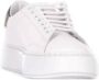 D.a.t.e. Witte Leren Sneakers met Zwarte Hieleninzet White Dames - Thumbnail 5