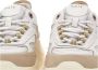 D.a.t.e. Witte Sneakers van Technische Stof met Wit Leer en Beige Nubuck Inzetstukken White Dames - Thumbnail 12